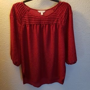 Lauren Conrad Pintuck top